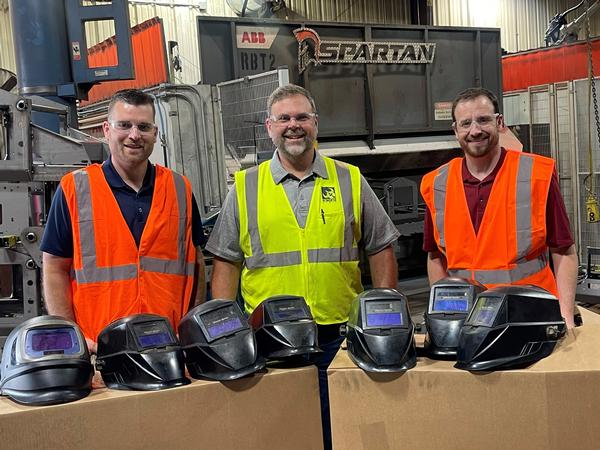Equipment Donation from Intimidator Group Received