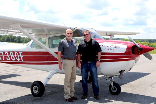 Vogt Earns Pilot Certificate at Ozarka College